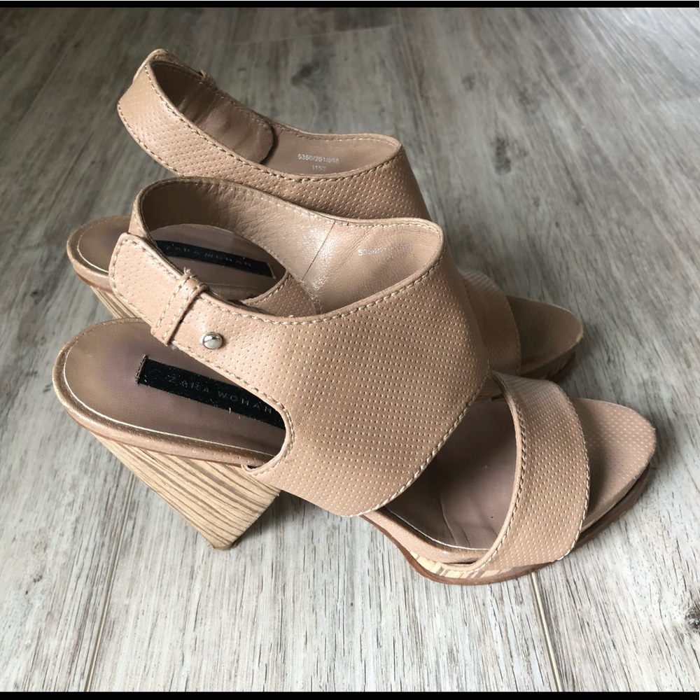 Zara heels-very unique shoe!